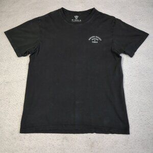 VISSLA Surfers Against Sewage T-Shirt Mens Medium Black Short Sleeve Tee